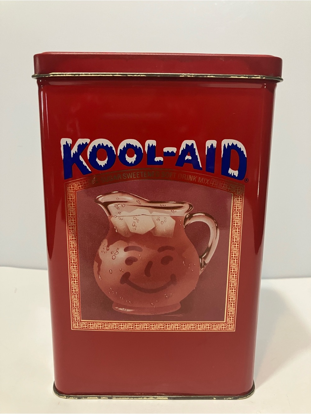 Red Vintage Kool-Aid  Metal Tin